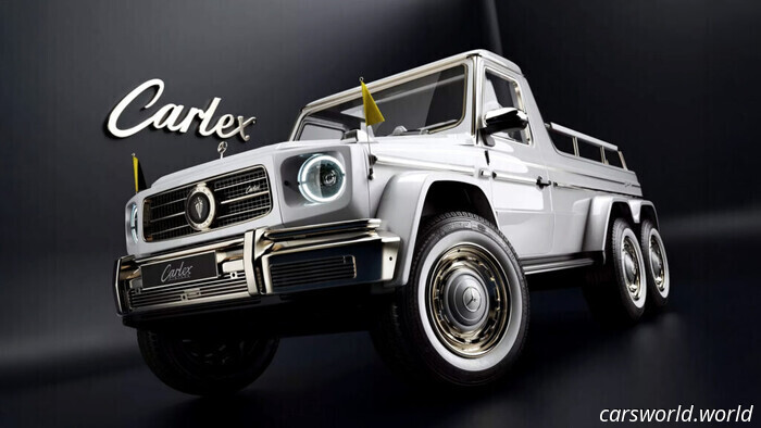 La Mercedes G-Wagen 6x6 di Carlex è ridicola come una papamobile | Carscoops